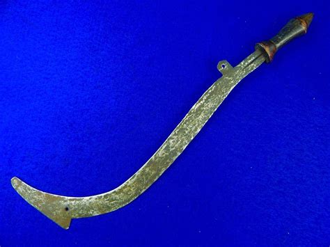 Antique Old Africa African Curved Blade Sword Machete Large Fighting K