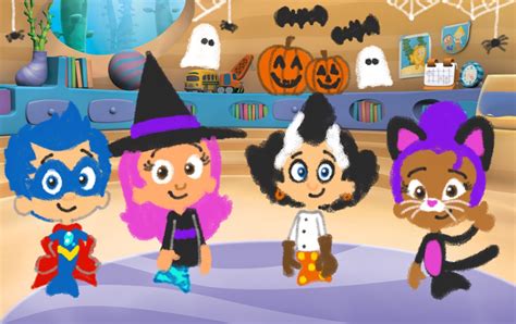 Nick Jr Draw And Play App Bubble Guppies Are Wearing Their Halloween