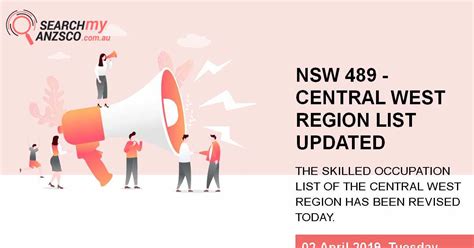 Regional nsw includes all areas within nsw outside the newcastle, sydney and wollongong metropolitan areas. NSW 489 - Central West Region List Updated
