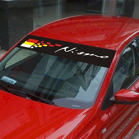 13021cm Car Front Windshield Sticker Nismo Sticker Reflective