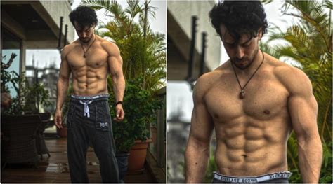 tiger shroff shares a new shirtless pic and his washboard abs deserve attention 🎥 latestly