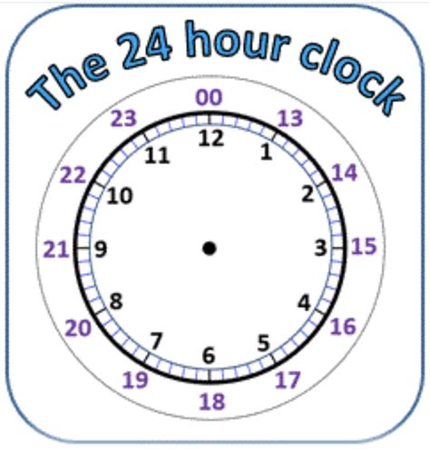 24 Hour Clock Worksheets School Worksheets Teaching Clock Teaching