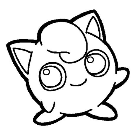Pokemon Jigglypuff Coloring Page - Download & Print Online Coloring Pages for Free | Color Nimbus