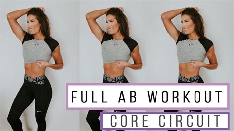 Core Circuit Full Ab Workout Youtube