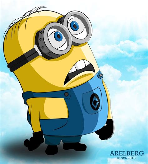 This Vector Minion Was Done Vey Well The Artist Captured The Classic Confused Minion Look On