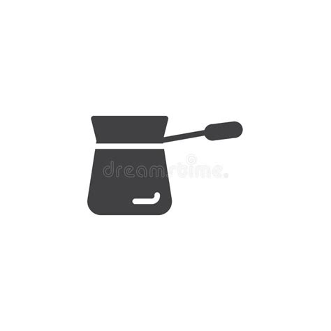 Turkish Coffee Cezve Vector Icon Stock Vector Illustration Of Cezve