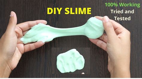 How To Make Slime At Home Diy Slime How To Make Slime Activator At