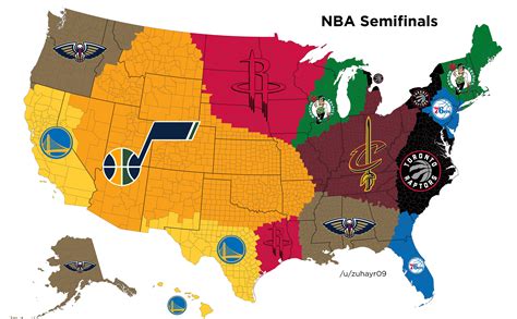 Nba Conference Semifinals Imperialism Map Nba