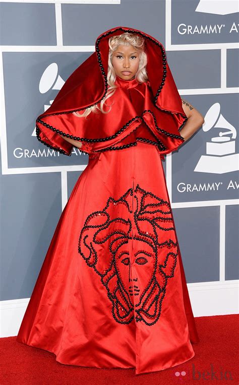 Nicki Minaj En Los Grammy 2012 Alfombra Roja De Los Premios Grammy