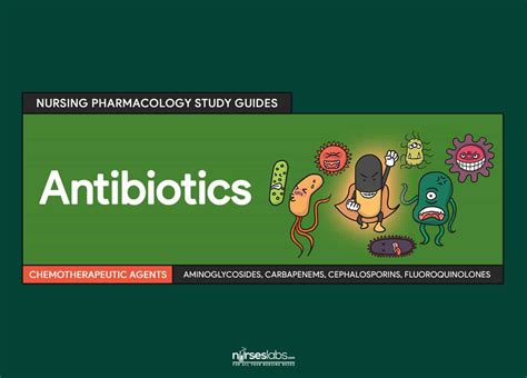 Antibiotics Nursing Pharmacology Study Guide