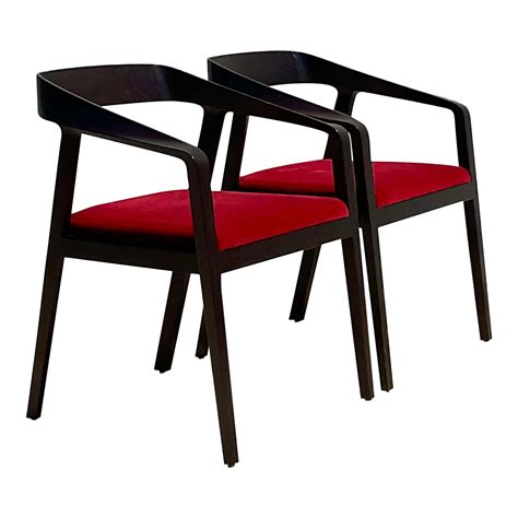 Vintage Contemporary Mark Goetz Full Twist Chairs A Pair Chairish