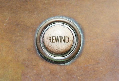 Old Button Rewind Stock Photo Image Of Dirty Electrical 43792334