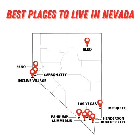 Best Places To Live In Nevada 2022 Map Best Places To Live