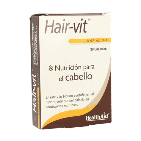 Hair Vit 30 Cápsulas De Health Aid Naturitas