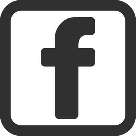 Logo Facebook Black Icon Symbol Png Transparent Background Free