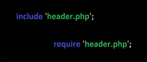 Difference between PHP include and require statements - CodeSpeedy