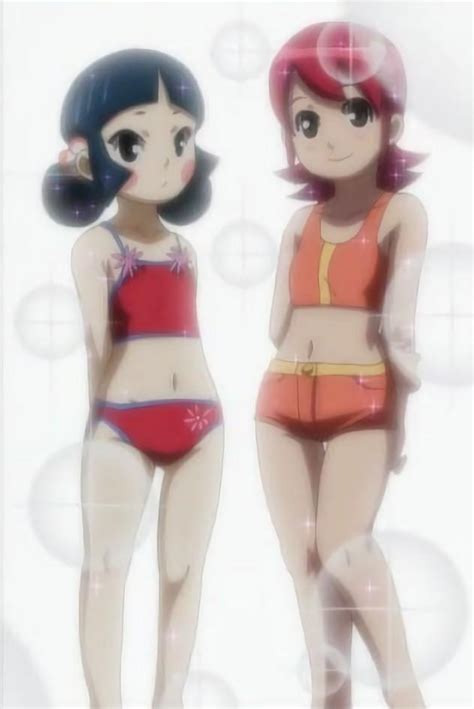 mayl and jasmine in a swimsuit rockman exe mega man rockman know your meme