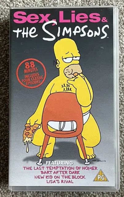 The Simpsons Sex Lies And The Simpsons Animated Vhs 1998 Tested