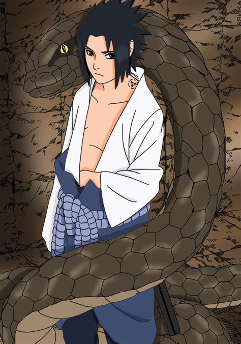 Sasuke And The Snake By Asukaogawa On Deviantart