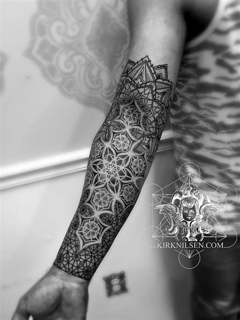 Kirk Nilsen Black Work Tattoos Geometry Tattoo Sacred Geometry