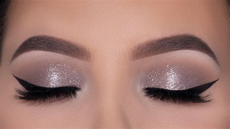 Soft And Easy Sparkly Eye Makeup Tutorial Cool Toned Eye Makeup Youtube