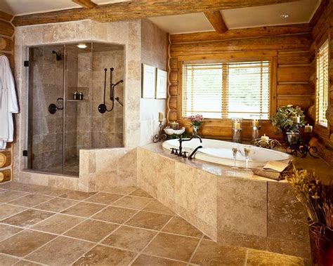 Designed to complement those with an inimitable style which is all their own, this space takes its designed to serve as your anchor in the hustle and bustle of this fast paced world, this space is a. Southwestern Bathroom Decor | Log home bathrooms, Log home ...