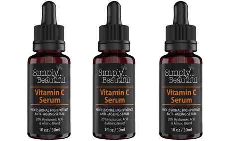 View current promotions and reviews of vitamin c serum and get free shipping at $35. Simply Beautiful Vitamin C Serum | Groupon Goods