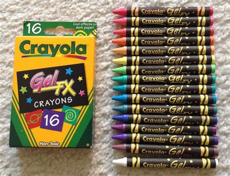 Crayola Gel Markers and Gel FX crayons: What's Inside the Box | Crayon