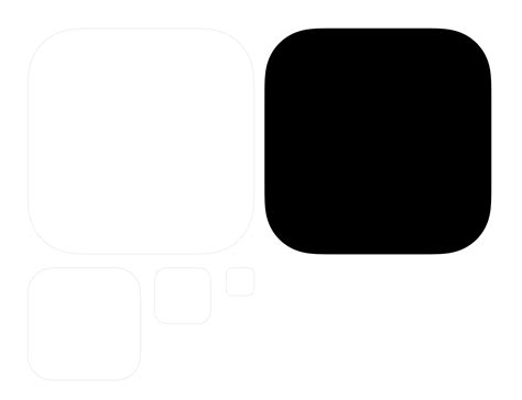Blank Ios App Icon Template Free And Customizable Ios Icon Templates