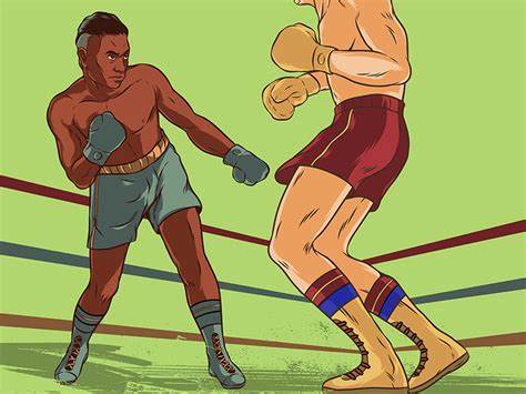 Boxing Fighters Match Championship Illustration By Rahmad Kurniawan On