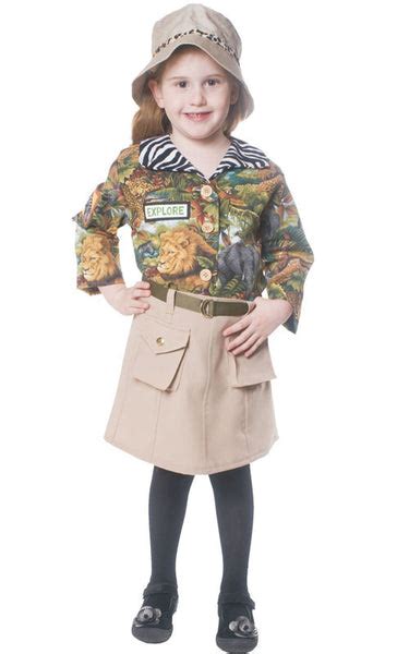 Girls Safari Tour Guide Costume Halloween Costumes 4u Kids Costumes