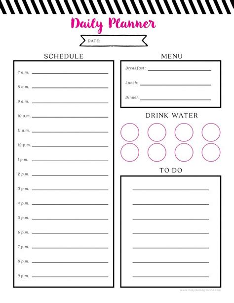 Free Printables For Planners