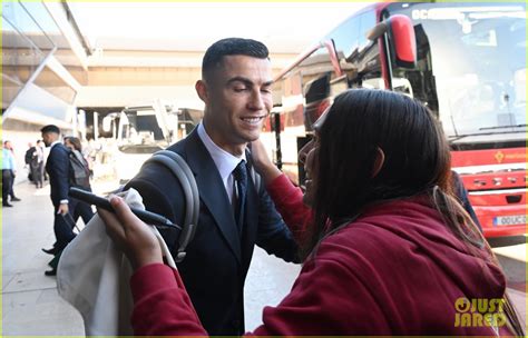 Cristiano Ronaldo Suits Up Ahead Of Flight To Qatar To Attend Fifa