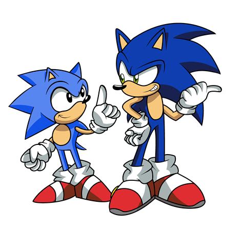 Sonic Generations Modern Sonic And Classic Sonic