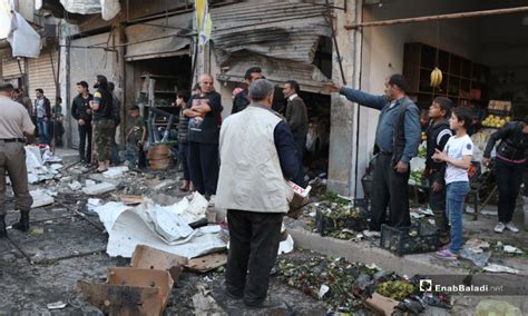 Aftermath Of Ied Explosion In Vegetable Store In Al Bab City Enab Baladi