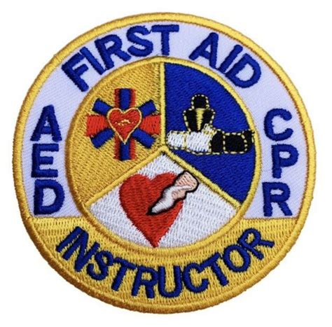 First Aid Patches Cpr Aed Emc Ems Emt Medic Patch Embroidered Iron