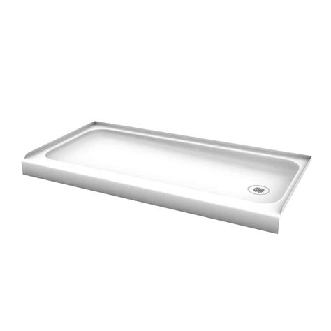 Bootz Industries Showercast 60 In X 30 In Single Threshold Shower Pan