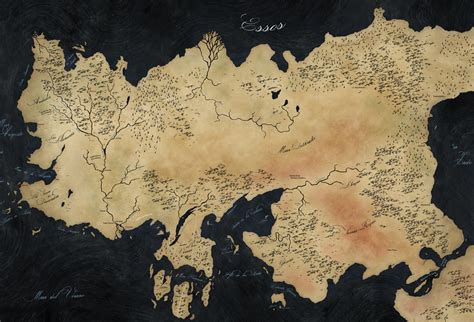 Essos 3676×2500 Game Of Thrones Map Westeros Map Map Wallpaper