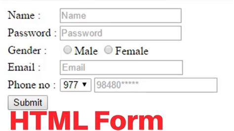How To Create Registration Form Using Html And Css Youtube