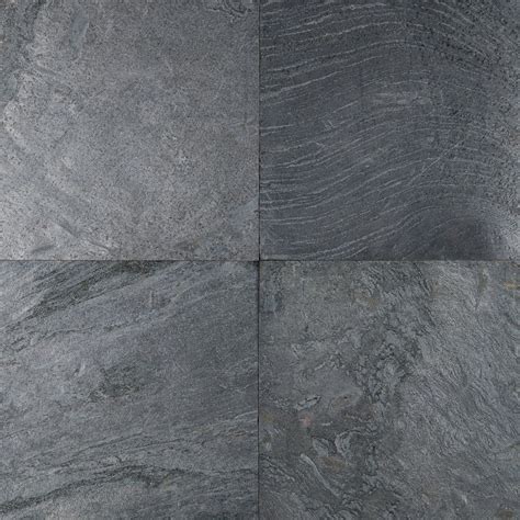 Ostrich Grey 12x12 Honed Quartzite Tile Stylish Home