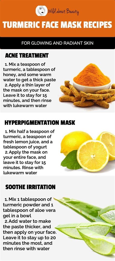 First, they may offer a direct therapeutic effect using ingredients like salicylic acid or benzoyl peroxide to treat the acne directly, says dr. Try These Turmeric Face Mask Recipes For Glowing and ...
