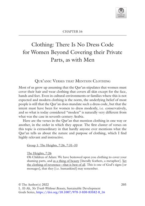Pdf Clothing There Is No Dress Code For Women Beyond Covering Their
