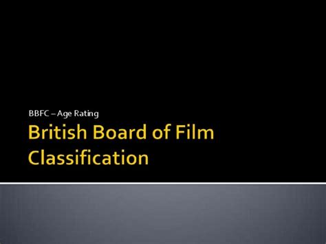 British Board Of Film Classification