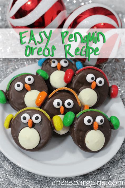 Take a cookie cutter or a small glass and gently cut out 20 cookies. Adorable Penguin Oreo Cookies with Ear Muffs Recipe