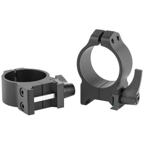 Warne Maxima Qd Quick Detach 30mm Medium Steel Scope Rings Matte Black