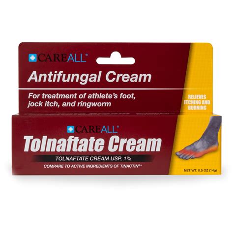 Careall Tolnaftate Antifungal Cream For Athletes Foot And Ringworm 0