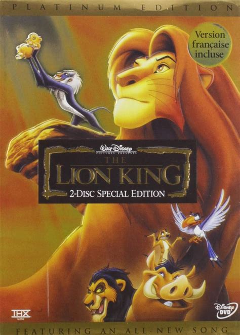 The Lion King Platinum Edition Dvd Siappcuaedunammx