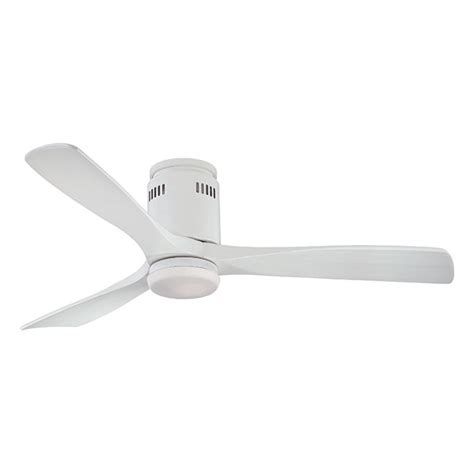 Fantasia Zeta 52 Inch Remote Control White Low Energy Ceiling Fan With