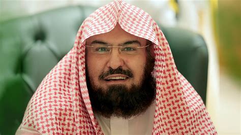 Sheikh Abdul Rehman Al Sudais Imam Of Masjid Al Haram And President Of