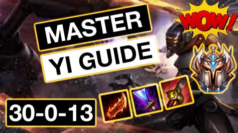 Master Yi Guide Season 10 Builds And Runes YouTube